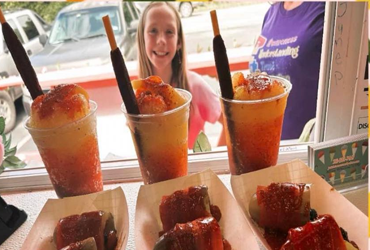 Fresh snowcones and mangonadas from Junie B’s Snowcones